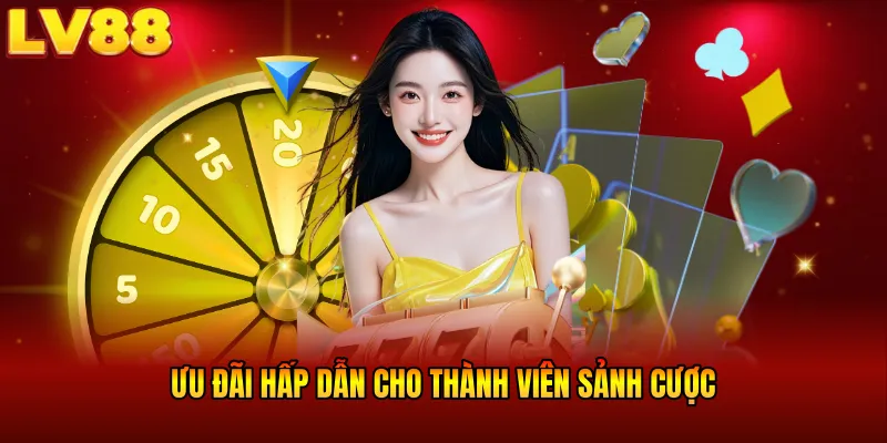Ưu đãi hấp dẫn cho thành viên sảnh cược