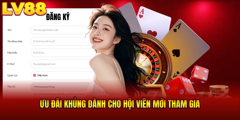 Ưu đãi khủng dành cho hội viên mới tham gia